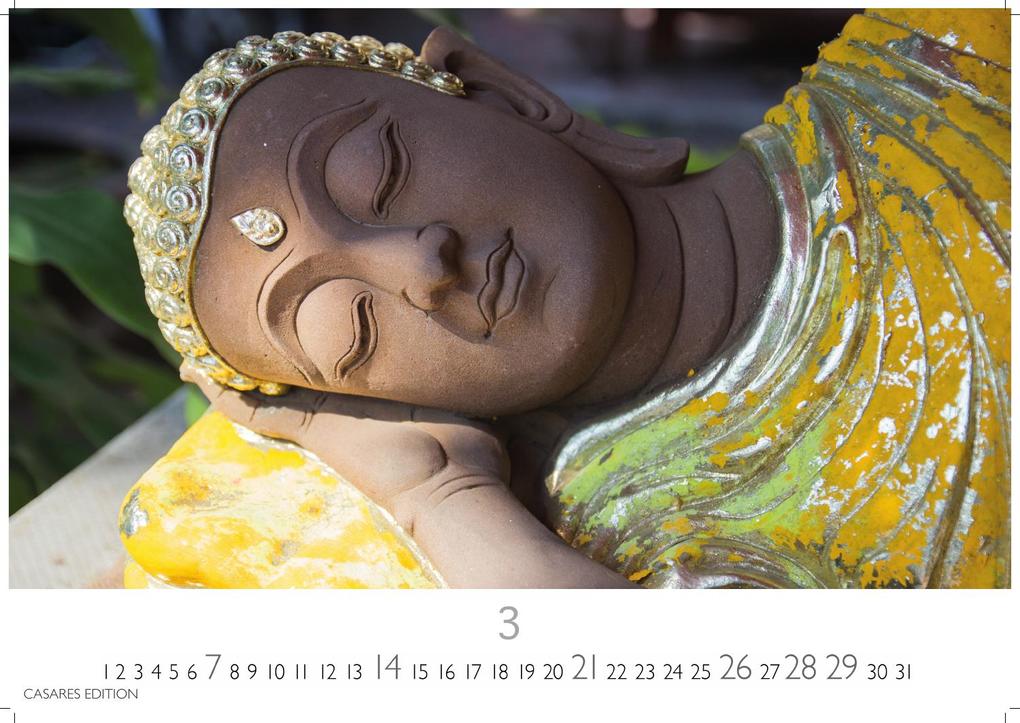 Weitere Ansicht: Buddhas Kalender 2027 - Wandkalender | Fotokalender Asien 24x35cm -Spirituelle Abbildungen Buddhas | Perfekt für Meditation & Raumdekoration