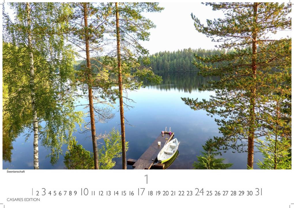 Weitere Ansicht: Finnland Kalender 2027 - Wandkalender | Fotokalender Nordeuropa 35x50cm Grosses Format - mit beeindruckenden Naturaufnahmen aus Finnland