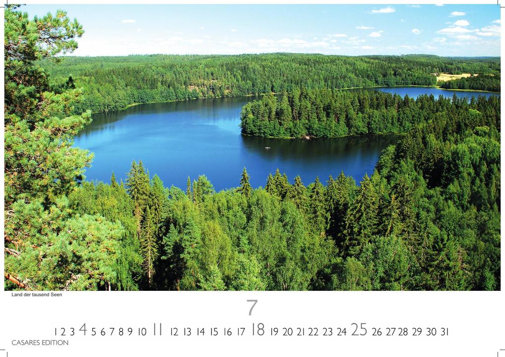 Weitere Ansicht: Finnland Kalender 2027 - Wandkalender | Fotokalender Nordeuropa 35x50cm Grosses Format - mit beeindruckenden Naturaufnahmen aus Finnland