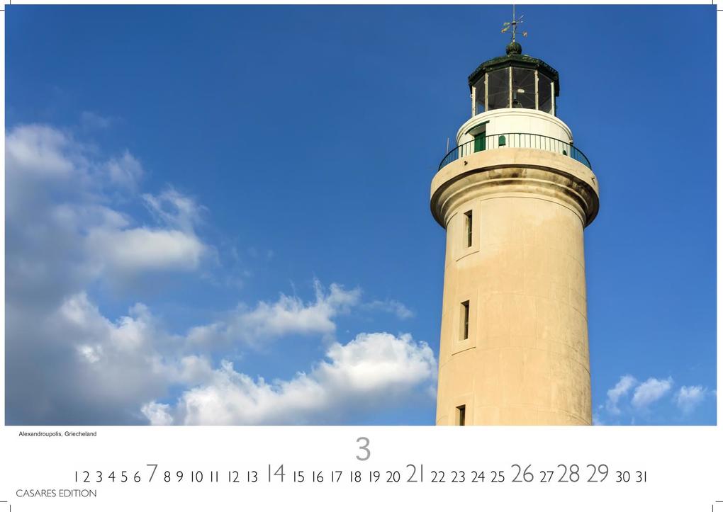 Weitere Ansicht: Leuchttürme Kalender 2027 - Wandkalender | Fotokalender Naturkalender Großformat 35x50cm - mit beeindruckenden Fotografien von Leuchttürmen weltweit.