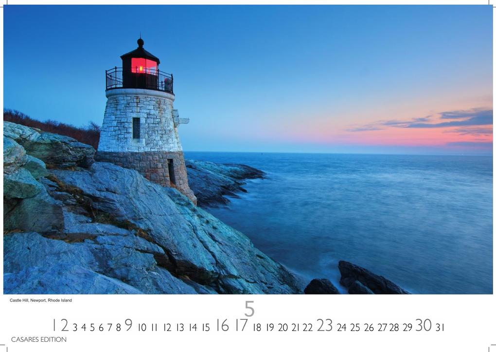 Weitere Ansicht: Leuchttürme Kalender 2027 - Wandkalender | Fotokalender Naturkalender Großformat 35x50cm - mit beeindruckenden Fotografien von Leuchttürmen weltweit.