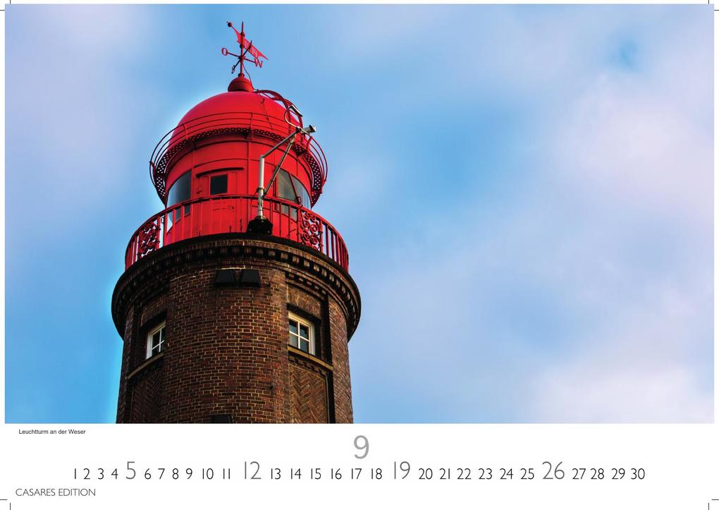 Weitere Ansicht: Leuchttürme Kalender 2027 - Wandkalender | Fotokalender Naturkalender Großformat 35x50cm - mit beeindruckenden Fotografien von Leuchttürmen weltweit.