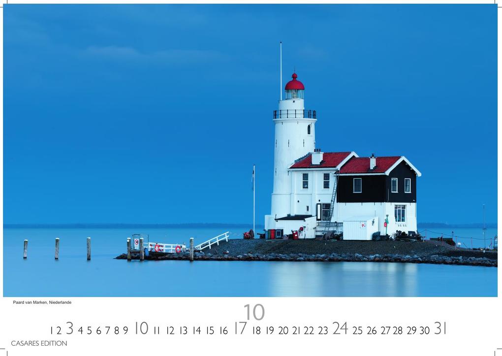 Weitere Ansicht: Leuchttürme Kalender 2027 - Wandkalender | Fotokalender Naturkalender Großformat 35x50cm - mit beeindruckenden Fotografien von Leuchttürmen weltweit.