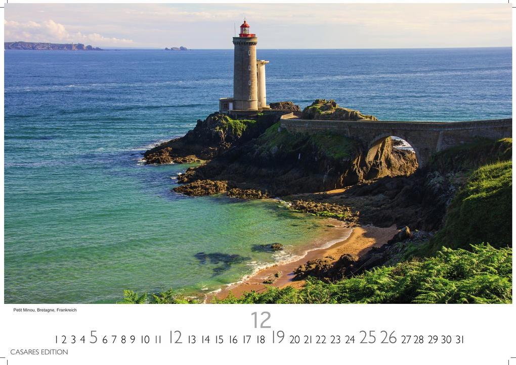 Weitere Ansicht: Leuchttürme Kalender 2027 - Wandkalender | Fotokalender Naturkalender Großformat 35x50cm - mit beeindruckenden Fotografien von Leuchttürmen weltweit.