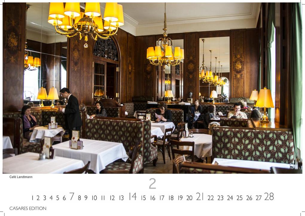 Weitere Ansicht: Wiener Caféhaus Kultur Kalender 2027 - Wandkalender | Fotokalender| Österreich Kalender | Alpenländer 24x35cm | Historische & Kulturelle Kaffeehaus Motive | . & Geschenkidee | H. W. Schawe