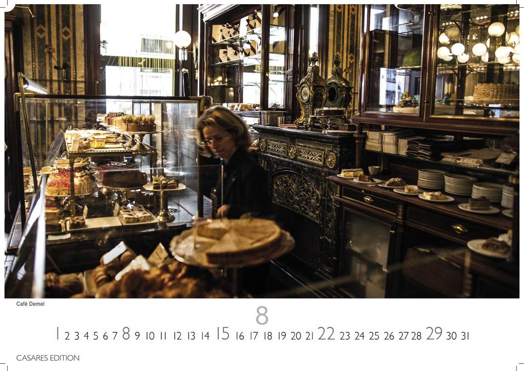 Weitere Ansicht: Wiener Caféhaus Kultur Kalender 2027 - Wandkalender | Fotokalender| Österreich Kalender | Alpenländer 24x35cm | Historische & Kulturelle Kaffeehaus Motive | . & Geschenkidee | H. W. Schawe