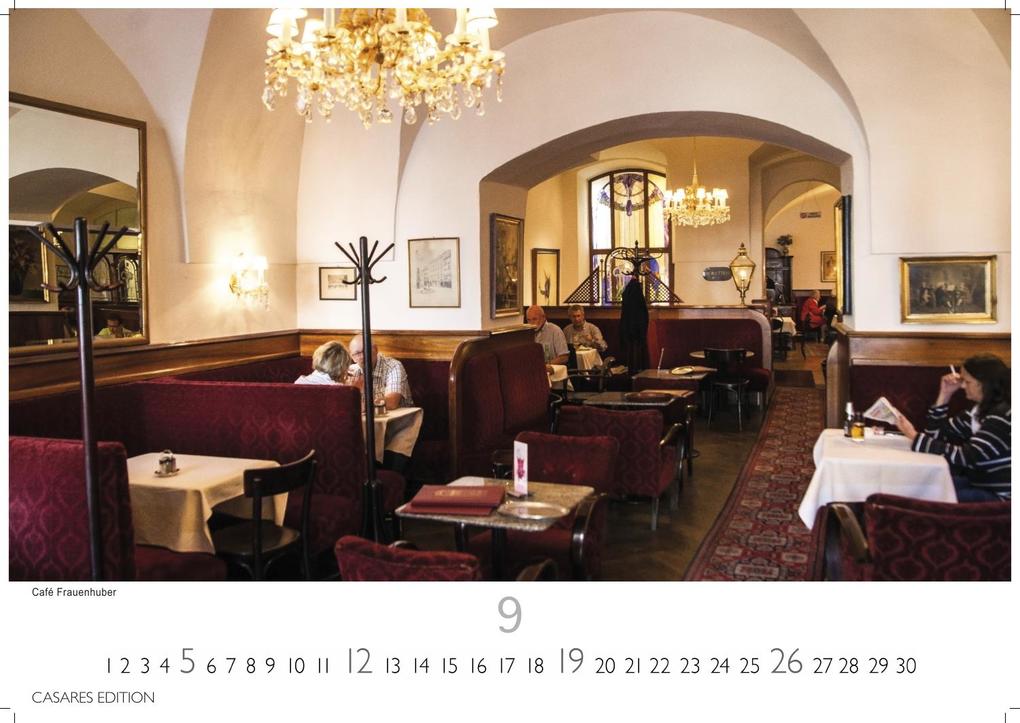 Weitere Ansicht: Wiener Caféhaus Kultur Kalender 2027 - Wandkalender | Fotokalender| Österreich Kalender | Alpenländer 24x35cm | Historische & Kulturelle Kaffeehaus Motive | . & Geschenkidee | H. W. Schawe