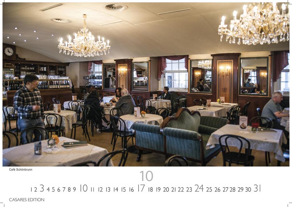 Weitere Ansicht: Wiener Caféhaus Kultur Kalender 2027 - Wandkalender | Fotokalender| Österreich Kalender | Alpenländer 24x35cm | Historische & Kulturelle Kaffeehaus Motive | . & Geschenkidee | H. W. Schawe