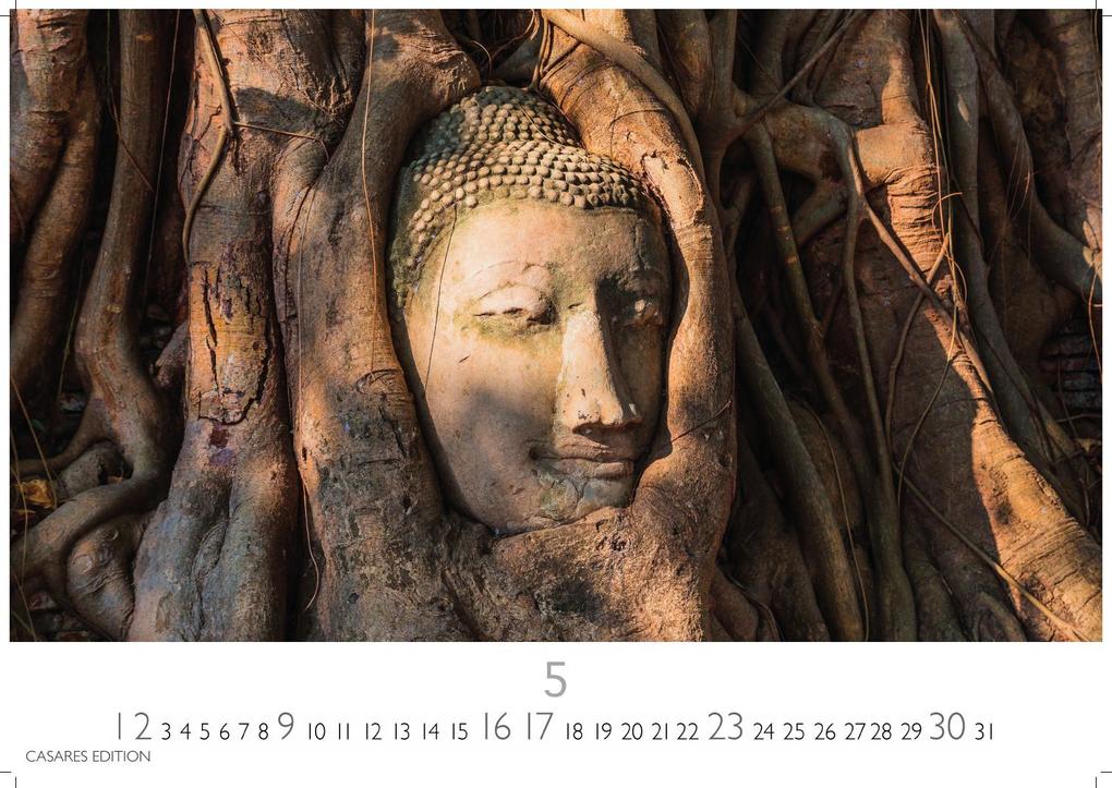 Weitere Ansicht: Buddhas Kalender 2027 - Wandkalender | Fotokalender Asien 35x50cm | Spirituelle Abbildungen Buddhas | Perfekt für Meditation & Raumdekoration