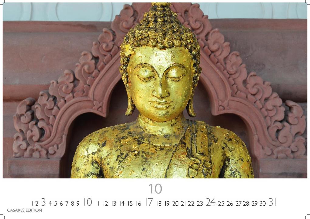 Weitere Ansicht: Buddhas Kalender 2027 - Wandkalender | Fotokalender Asien 35x50cm | Spirituelle Abbildungen Buddhas | Perfekt für Meditation & Raumdekoration