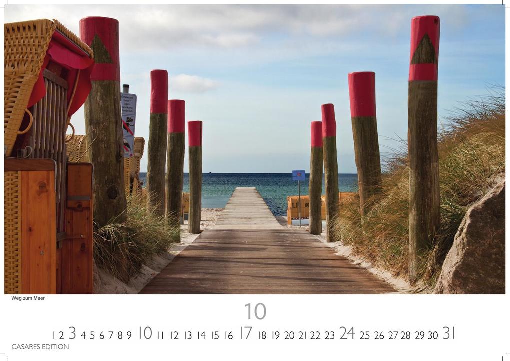 Weitere Ansicht: Rügen Kalender 2027 - Wandkalender | Fotokalender Deutschland 24x35cm |mit stimmungsvollen Bildern von Kreidefelsen, Stränden, Ostseebädern und Naturparadiesen