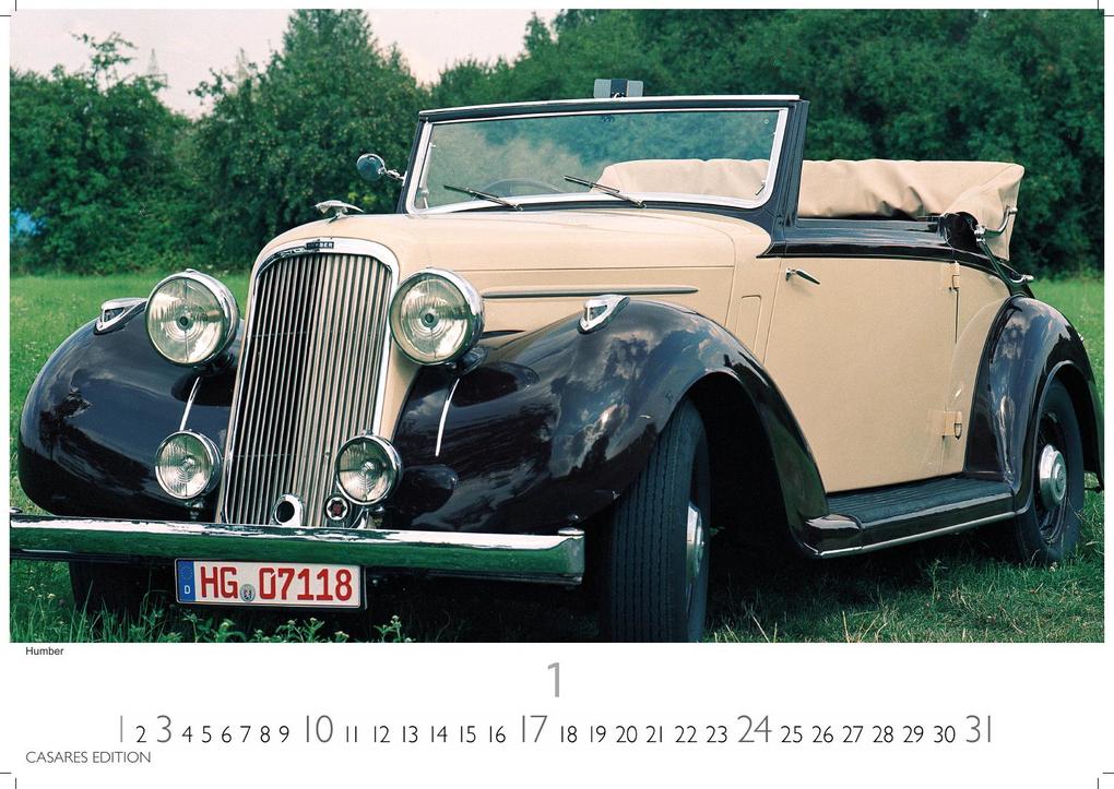 Weitere Ansicht: British Classic Cars Kalender 2027 - Wandkalender | Fotokalender Englische Oldtimer 24x35cm - Eleganz der Britischen Oldtimer