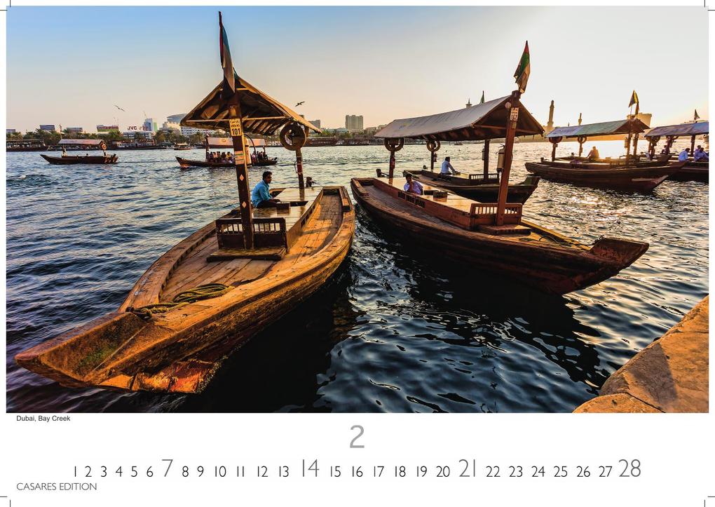 Weitere Ansicht: Dubai/Abu Dhabi Kalender 2027 - Wandkalender | Fotokalender Orient 24x35 cm - . mit atemberaubenden Bildern - Perfekt für Dubai Fans & Reiseliebhaber