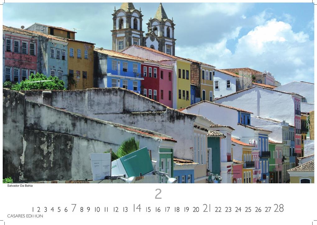 Weitere Ansicht: Brasilien Kalender 2027 - Wandkalender | Fotokalender Südamerika 24x35cm - Bildkalender mit beeindruckenden Fotos von Regenwald, Küste & Metropolen für Fernweh & Fans
