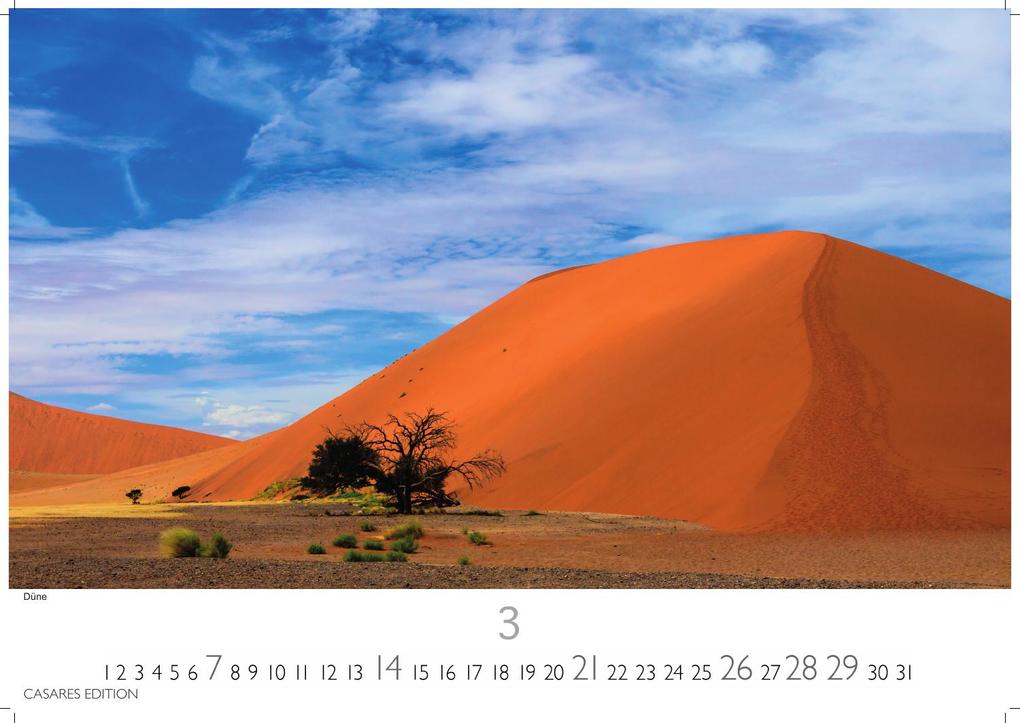 Weitere Ansicht: Namibia Kalender 2027 - Wandkalender | Fotokalender Afrika 24x35 cm - . mit atemberaubenden Landschaftsfotos und der Tierwelt.