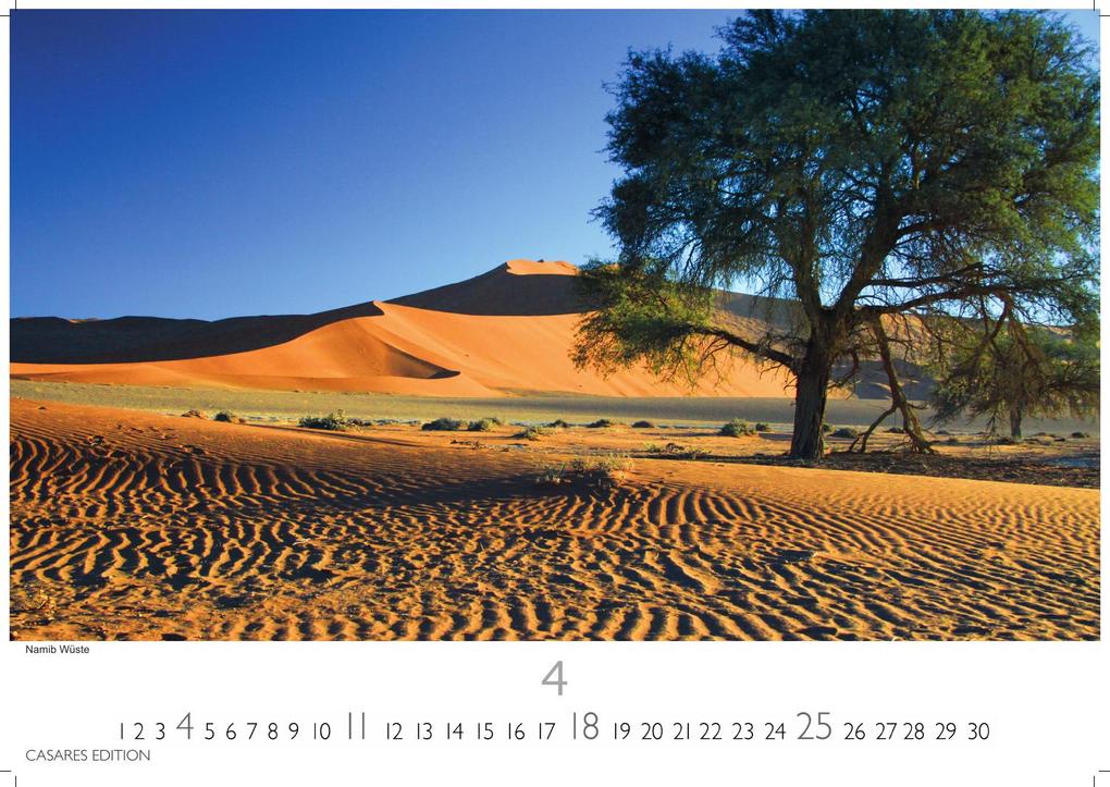Weitere Ansicht: Namibia Kalender 2027 - Wandkalender | Fotokalender Afrika 24x35 cm - . mit atemberaubenden Landschaftsfotos und der Tierwelt.