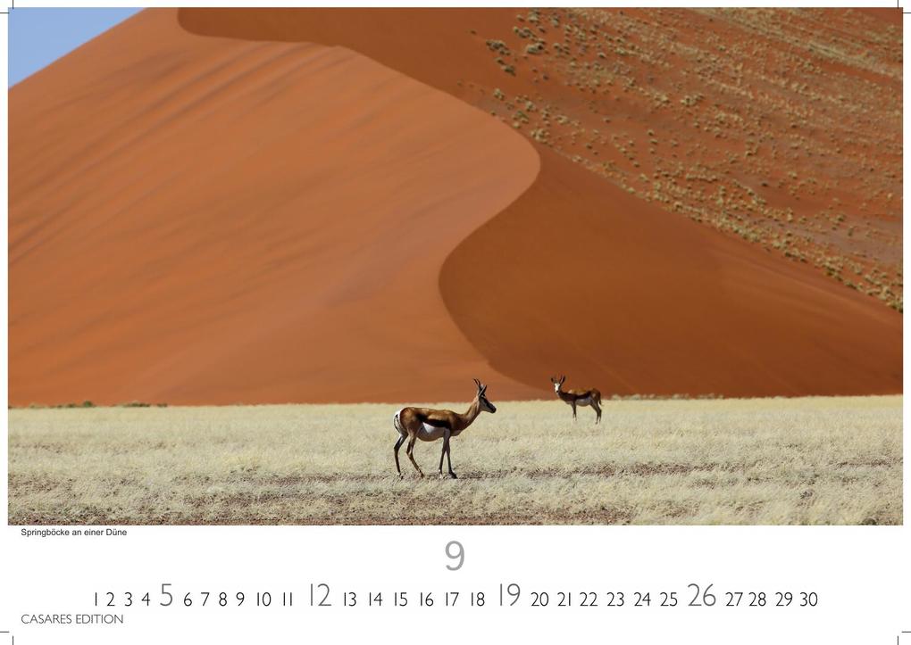 Weitere Ansicht: Namibia Kalender 2027 - Wandkalender | Fotokalender Afrika 24x35 cm - . mit atemberaubenden Landschaftsfotos und der Tierwelt.