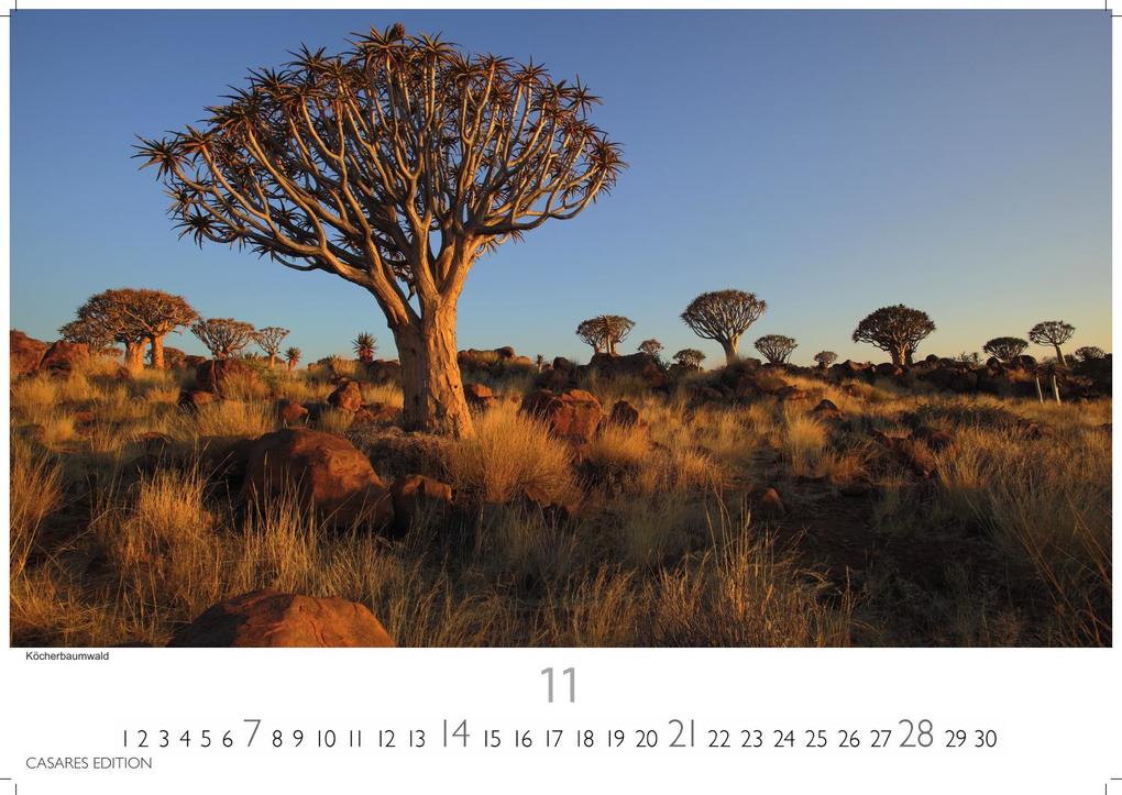 Weitere Ansicht: Namibia Kalender 2027 - Wandkalender | Fotokalender Afrika 24x35 cm - . mit atemberaubenden Landschaftsfotos und der Tierwelt.