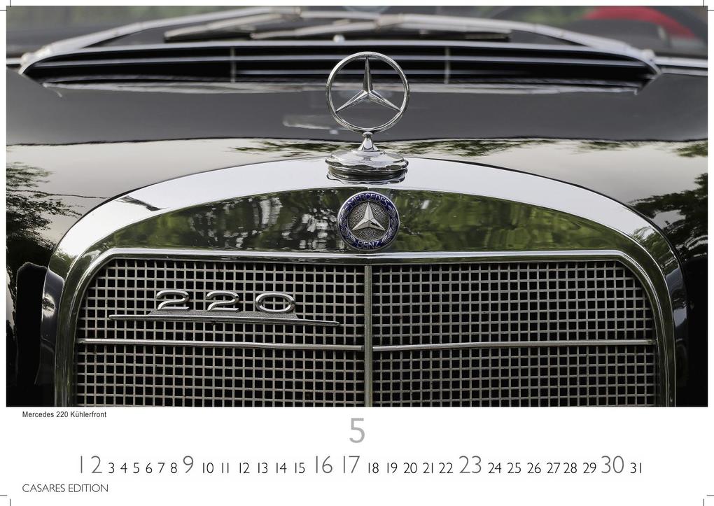 Weitere Ansicht: Mercedes Classic Cars Kalender 2027 - Wandkalender | Fotokalender Oldtimer 35x50cm Großformat - Mercedes Oldtimer - Eleganz & Geschichte im Kalenderformat.