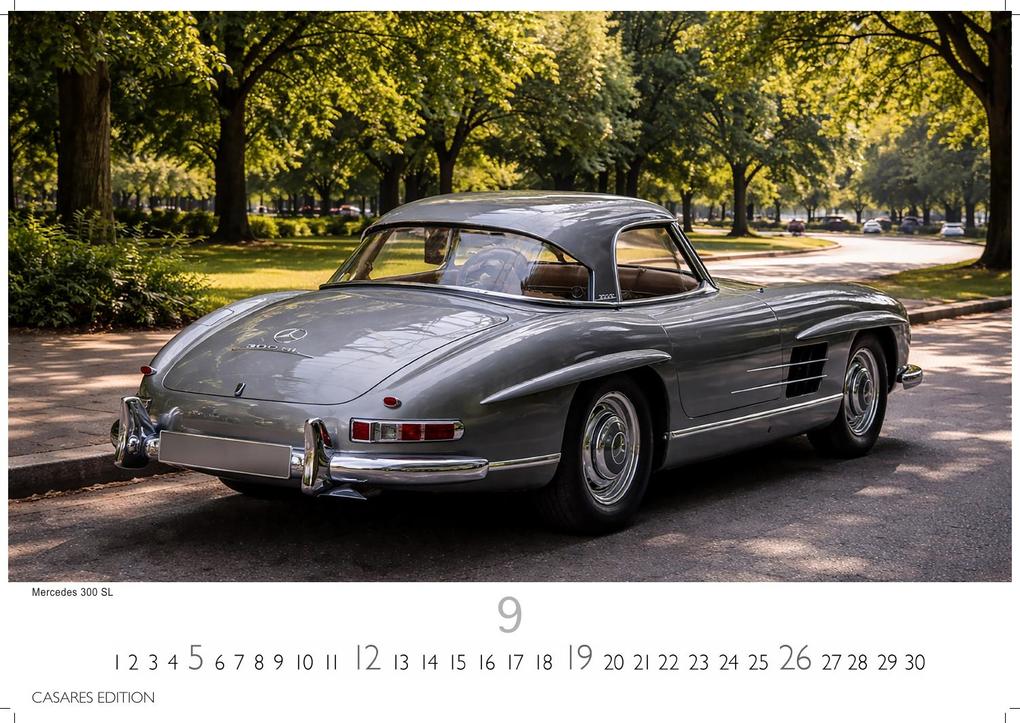 Weitere Ansicht: Mercedes Classic Cars Kalender 2027 - Wandkalender | Fotokalender Oldtimer 35x50cm Großformat - Mercedes Oldtimer - Eleganz & Geschichte im Kalenderformat.