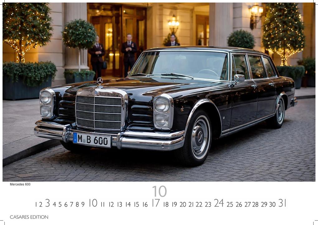Weitere Ansicht: Mercedes Classic Cars Kalender 2027 - Wandkalender | Fotokalender Oldtimer 35x50cm Großformat - Mercedes Oldtimer - Eleganz & Geschichte im Kalenderformat.