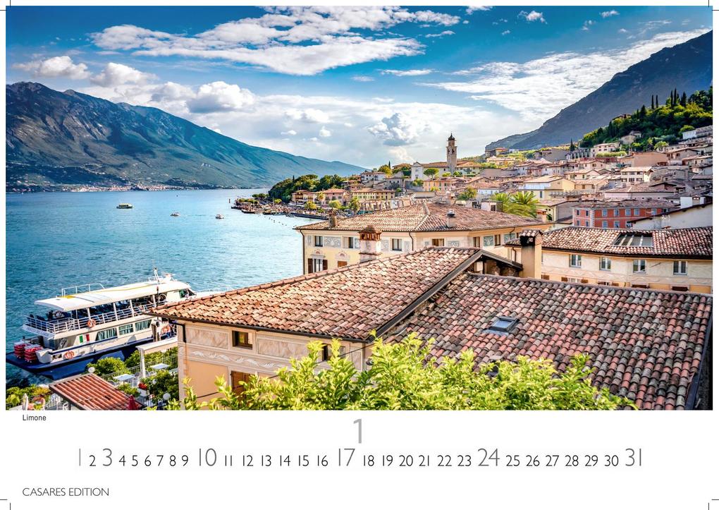 Weitere Ansicht: Gardasee Kalender 2027 - Wandkalender | Fotokalender Italien 24x35cm - mit 12 beeindruckenden Motiven - Italien Kalender