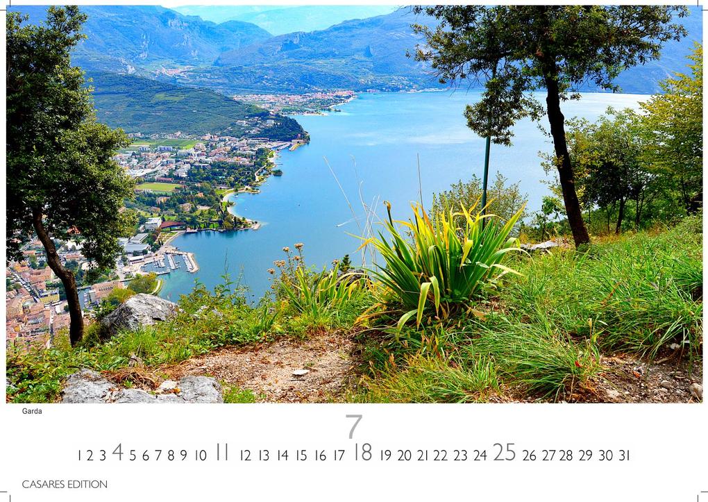 Weitere Ansicht: Gardasee Kalender 2027 - Wandkalender | Fotokalender Italien 24x35cm - mit 12 beeindruckenden Motiven - Italien Kalender
