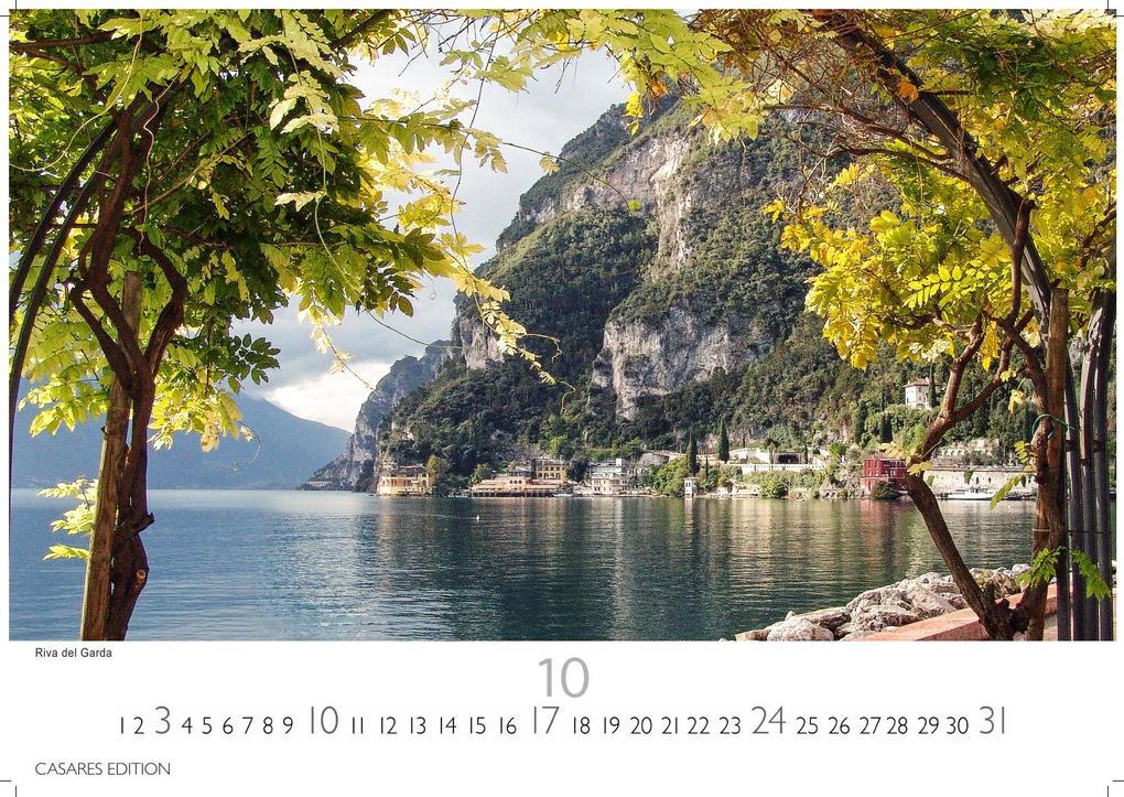Weitere Ansicht: Gardasee Kalender 2027 - Wandkalender | Fotokalender Italien 24x35cm - mit 12 beeindruckenden Motiven - Italien Kalender