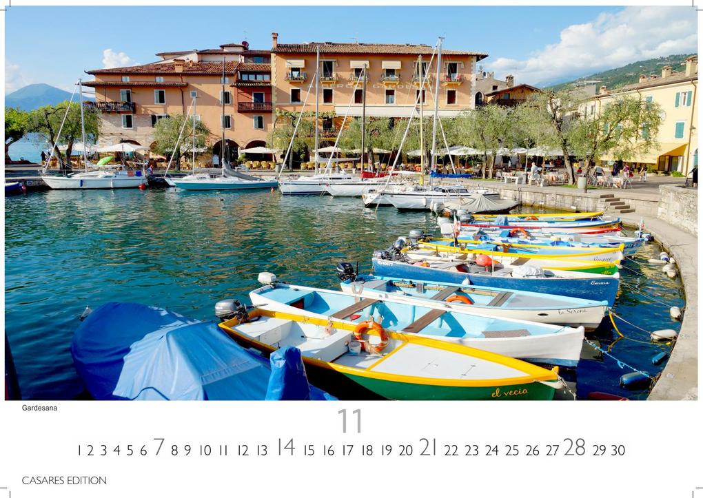Weitere Ansicht: Gardasee Kalender 2027 - Wandkalender | Fotokalender Italien 24x35cm - mit 12 beeindruckenden Motiven - Italien Kalender