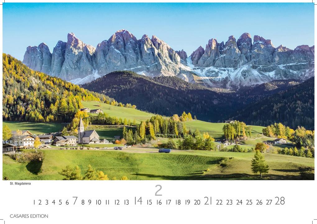 Weitere Ansicht: Südtirol Kalender 2027 - Wandkalender | Fotokalender Italien 35x50cm - 12 eindrucksvolle Fotografien aus Südtirol