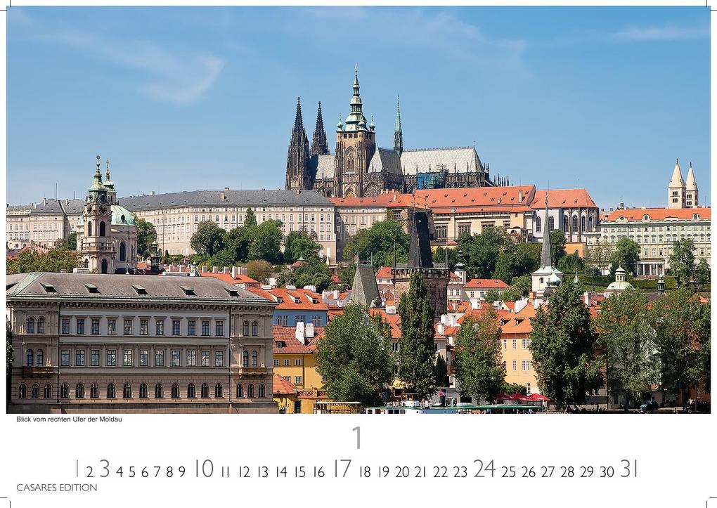 Weitere Ansicht: Prag Kalender 2027 - Wandkalender | Fotokalender 35x50cm Grosses Format - Hochwertige Fotos von Prags bekanntesten Bauwerken, historischen Plätzen und malerischen Ecken