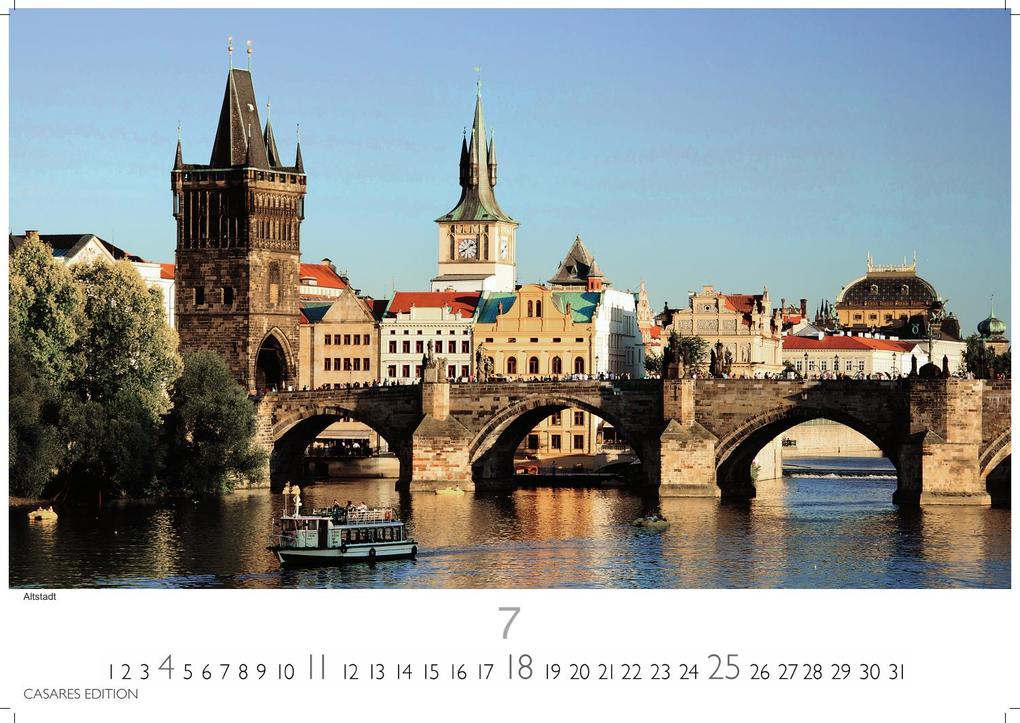 Weitere Ansicht: Prag Kalender 2027 - Wandkalender | Fotokalender 35x50cm Grosses Format - Hochwertige Fotos von Prags bekanntesten Bauwerken, historischen Plätzen und malerischen Ecken