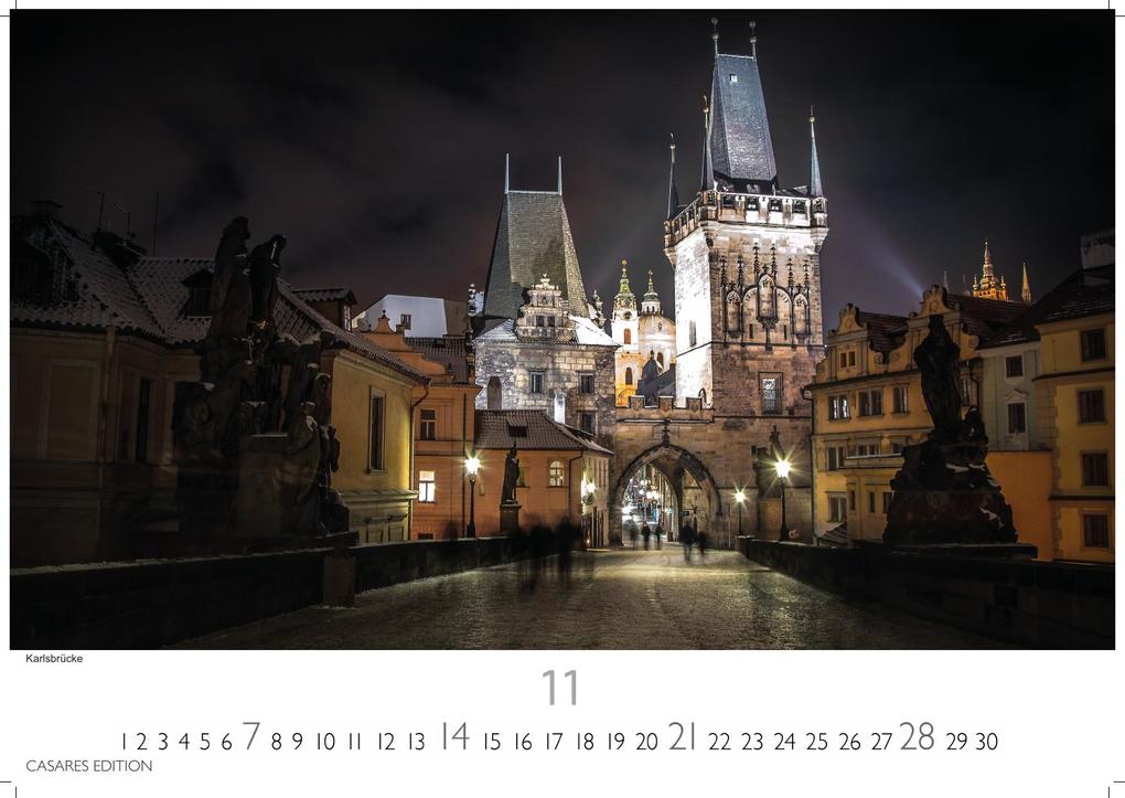 Weitere Ansicht: Prag Kalender 2027 - Wandkalender | Fotokalender 35x50cm Grosses Format - Hochwertige Fotos von Prags bekanntesten Bauwerken, historischen Plätzen und malerischen Ecken