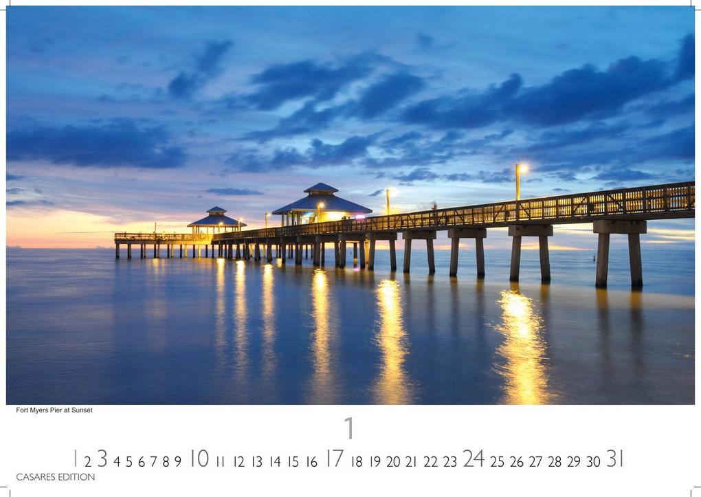 Weitere Ansicht: Florida Kalender 2027 - Wandkalender | Fotokalender Nordamerika 24x35cm - Sonne, Palmen & Strände: Farbenfrohe Motive aus dem Sunshine State für deine Wanddeko