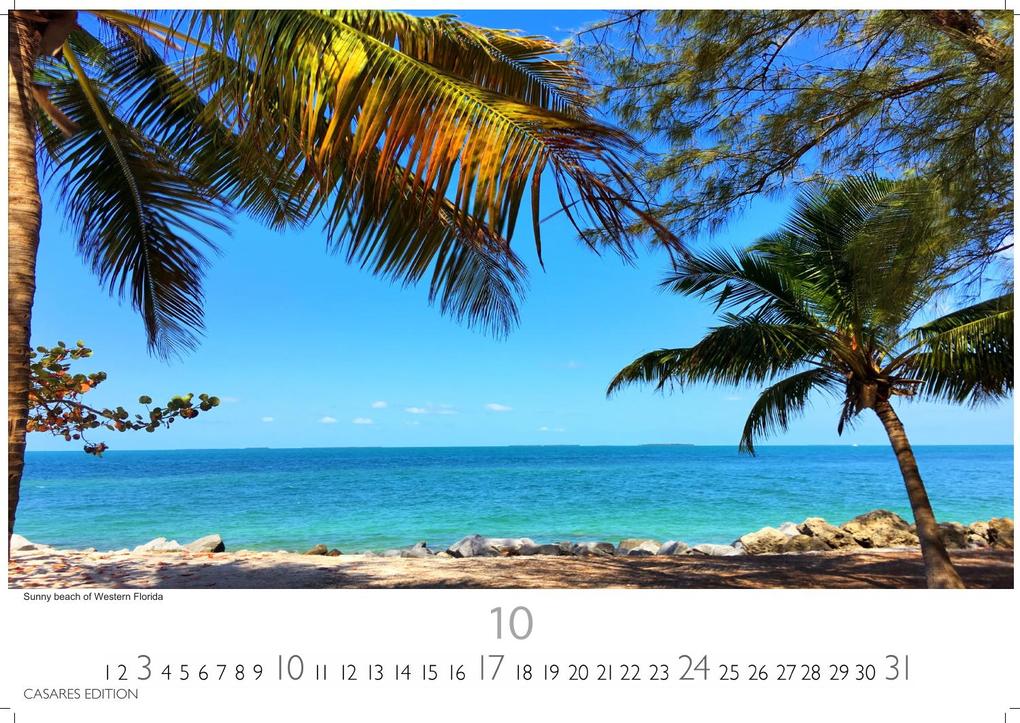 Weitere Ansicht: Florida Kalender 2027 - Wandkalender | Fotokalender Nordamerika 24x35cm - Sonne, Palmen & Strände: Farbenfrohe Motive aus dem Sunshine State für deine Wanddeko