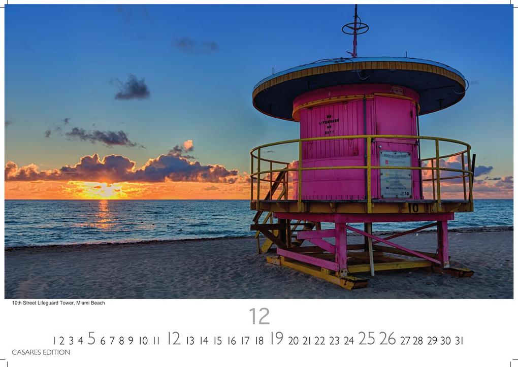 Weitere Ansicht: Florida Kalender 2027 - Wandkalender | Fotokalender Nordamerika 24x35cm - Sonne, Palmen & Strände: Farbenfrohe Motive aus dem Sunshine State für deine Wanddeko
