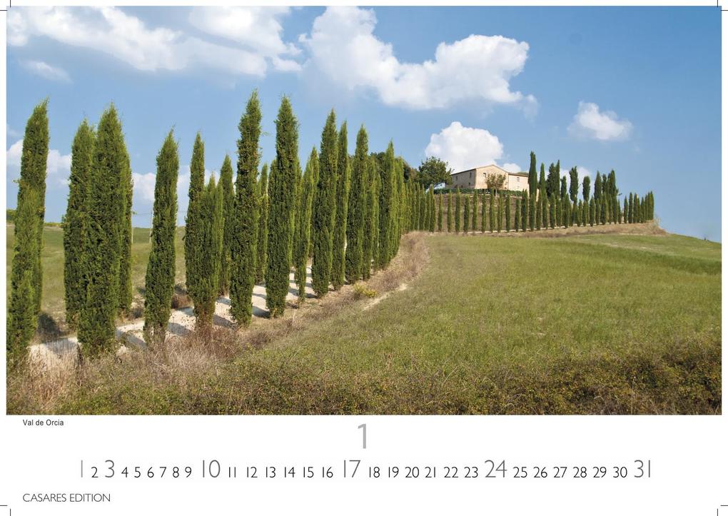 Weitere Ansicht: Toskana Kalender 2027 - Wandkalender | Fotokalender Italien 24x35 cm - mit malerischen Fotos der Toskana- Italien