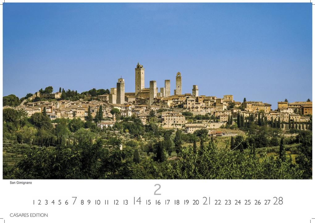 Weitere Ansicht: Toskana Kalender 2027 - Wandkalender | Fotokalender Italien 24x35 cm - mit malerischen Fotos der Toskana- Italien