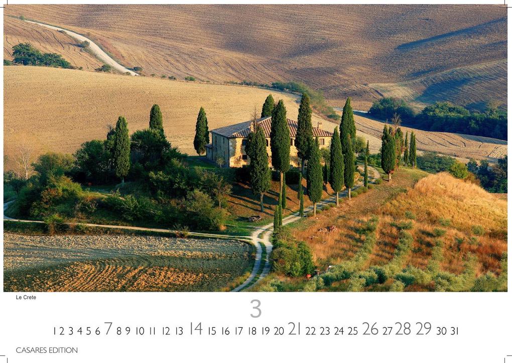 Weitere Ansicht: Toskana Kalender 2027 - Wandkalender | Fotokalender Italien 24x35 cm - mit malerischen Fotos der Toskana- Italien