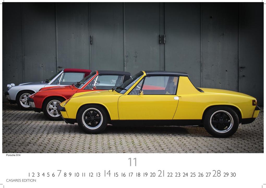 Weitere Ansicht: Porsche Classic Cars Kalender 2027 - Wandkalender | Fotokalender Oldtimer 35x50cm Großformat- Porsche Oldtimer - Zeitloser klassischer Luxus.