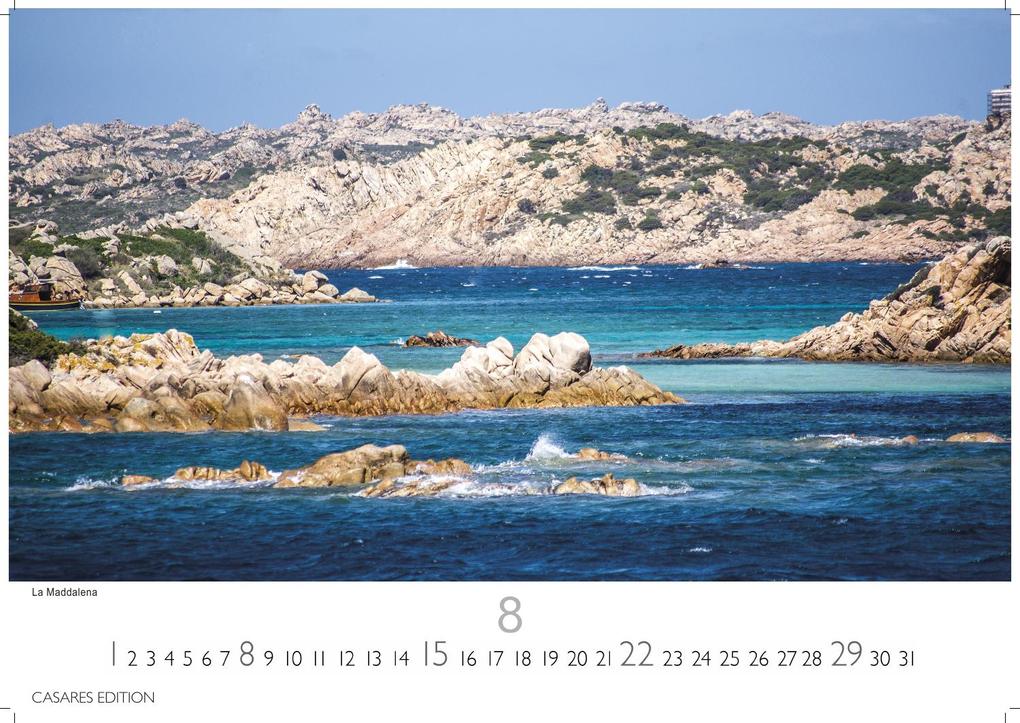 Weitere Ansicht: Sardinien Kalender 2027 - Wandkalender | Fotokalender Italien 24x35 cm - mit 12 traumhaften Motiven der Mittelmeerinsel.