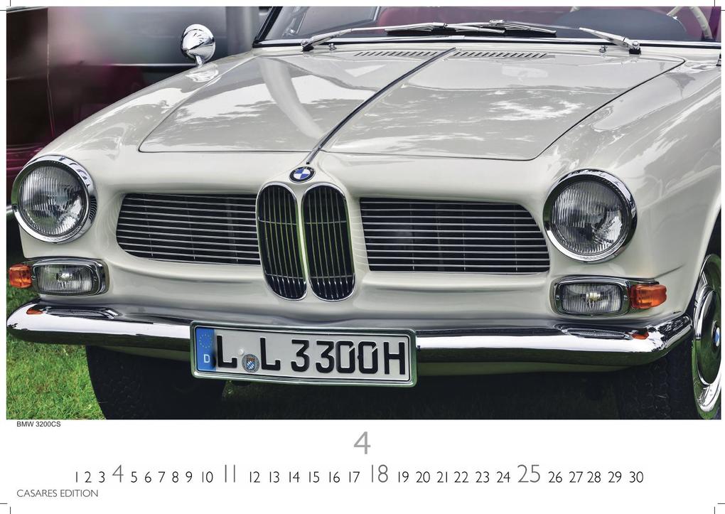 Weitere Ansicht: BMW Classic Cars Kalender 2027 - Wandkalender | Fotokalender Oldtimer 35x50cm BMW Odltimer - Hochwertiger Oldtimer Kalender.