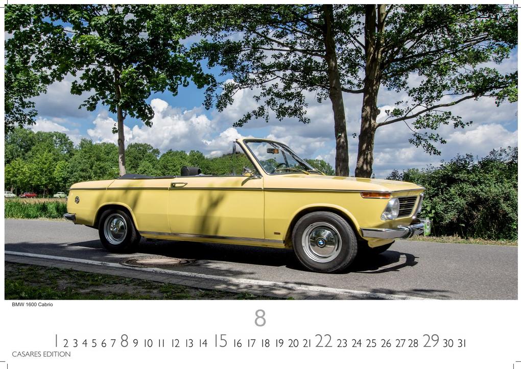 Weitere Ansicht: BMW Classic Cars Kalender 2027 - Wandkalender | Fotokalender Oldtimer 35x50cm BMW Odltimer - Hochwertiger Oldtimer Kalender.