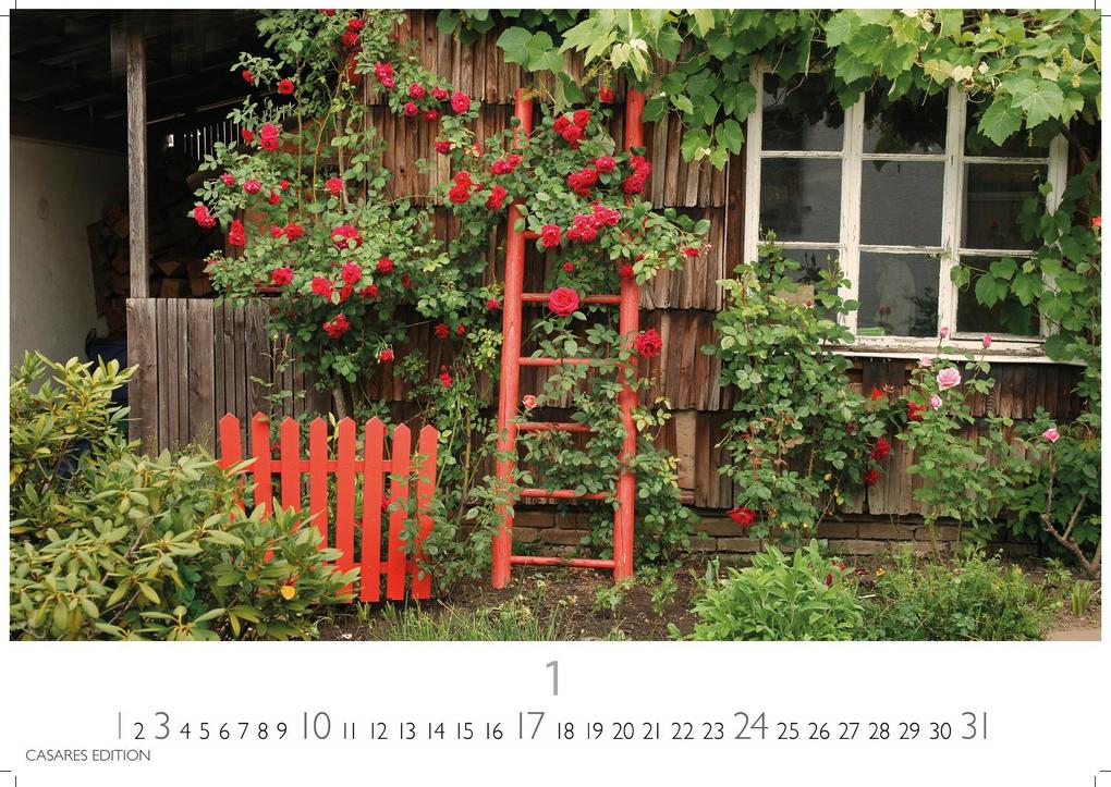 Weitere Ansicht: Gartenparadiese Kalender 2027 - Der Kalender für alle, die Gärten lieben - Wandkalender | Gartenkalender | Fotokalender Naturkalender 50x35cm