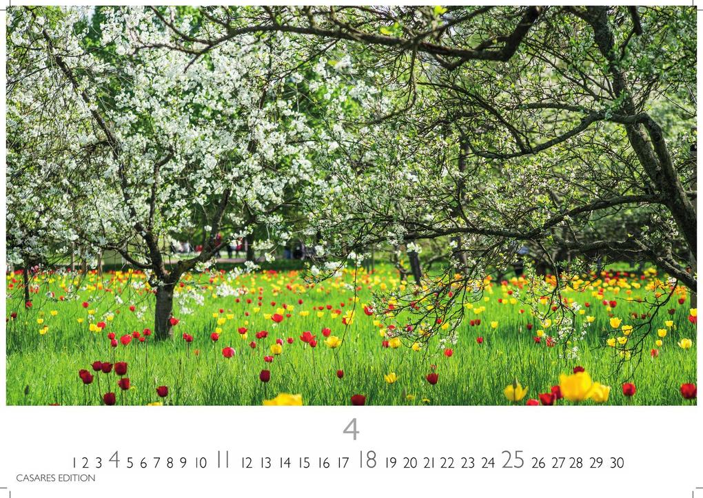 Weitere Ansicht: Gartenparadiese Kalender 2027 - Der Kalender für alle, die Gärten lieben - Wandkalender | Gartenkalender | Fotokalender Naturkalender 50x35cm