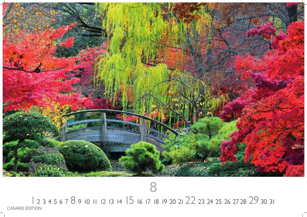 Weitere Ansicht: Gartenparadiese Kalender 2027 - Der Kalender für alle, die Gärten lieben - Wandkalender | Gartenkalender | Fotokalender Naturkalender 50x35cm