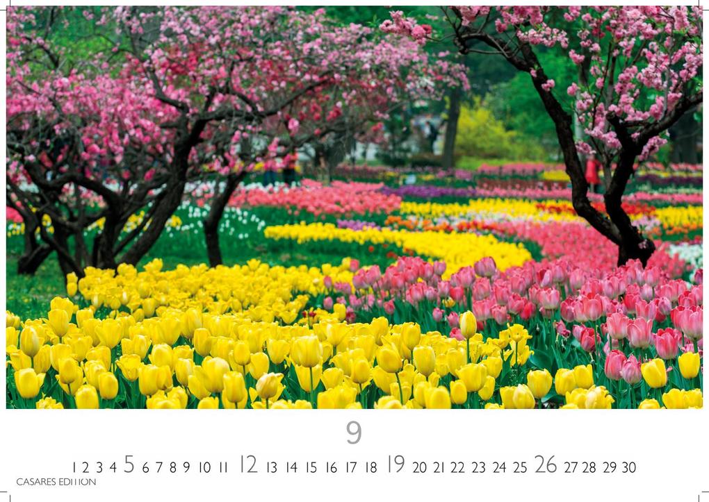 Weitere Ansicht: Gartenparadiese Kalender 2027 - Der Kalender für alle, die Gärten lieben - Wandkalender | Gartenkalender | Fotokalender Naturkalender 50x35cm