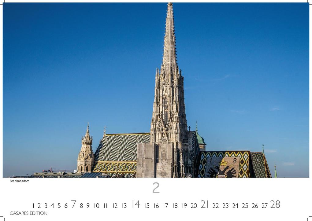 Weitere Ansicht: Wien Kalender 2027 - Wandkalender | Fotokalender | Österreich Kalender | Alpenländer 24x35cm - Beeindruckende Bilder von Wien's schönsten Sehenswürdigkeiten | H. W. Schawe