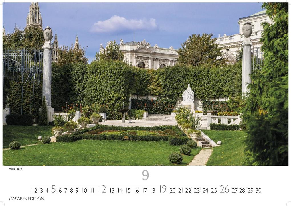 Weitere Ansicht: Wien Kalender 2027 - Wandkalender | Fotokalender | Österreich Kalender | Alpenländer 24x35cm - Beeindruckende Bilder von Wien's schönsten Sehenswürdigkeiten | H. W. Schawe
