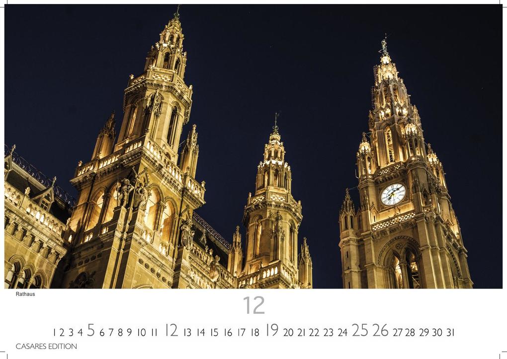 Weitere Ansicht: Wien Kalender 2027 - Wandkalender | Fotokalender | Österreich Kalender | Alpenländer 24x35cm - Beeindruckende Bilder von Wien's schönsten Sehenswürdigkeiten | H. W. Schawe